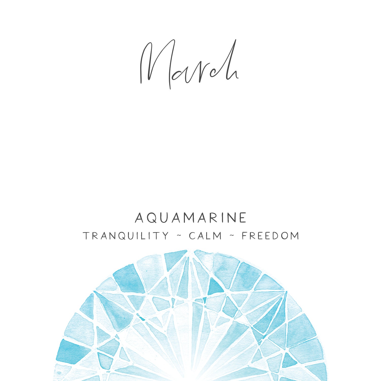 Aquamarine Stacking Bracelet