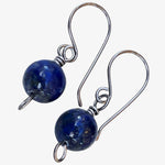 Titanium Lapis Lazuli Earrings