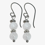 Titanium Moonstone Earrings