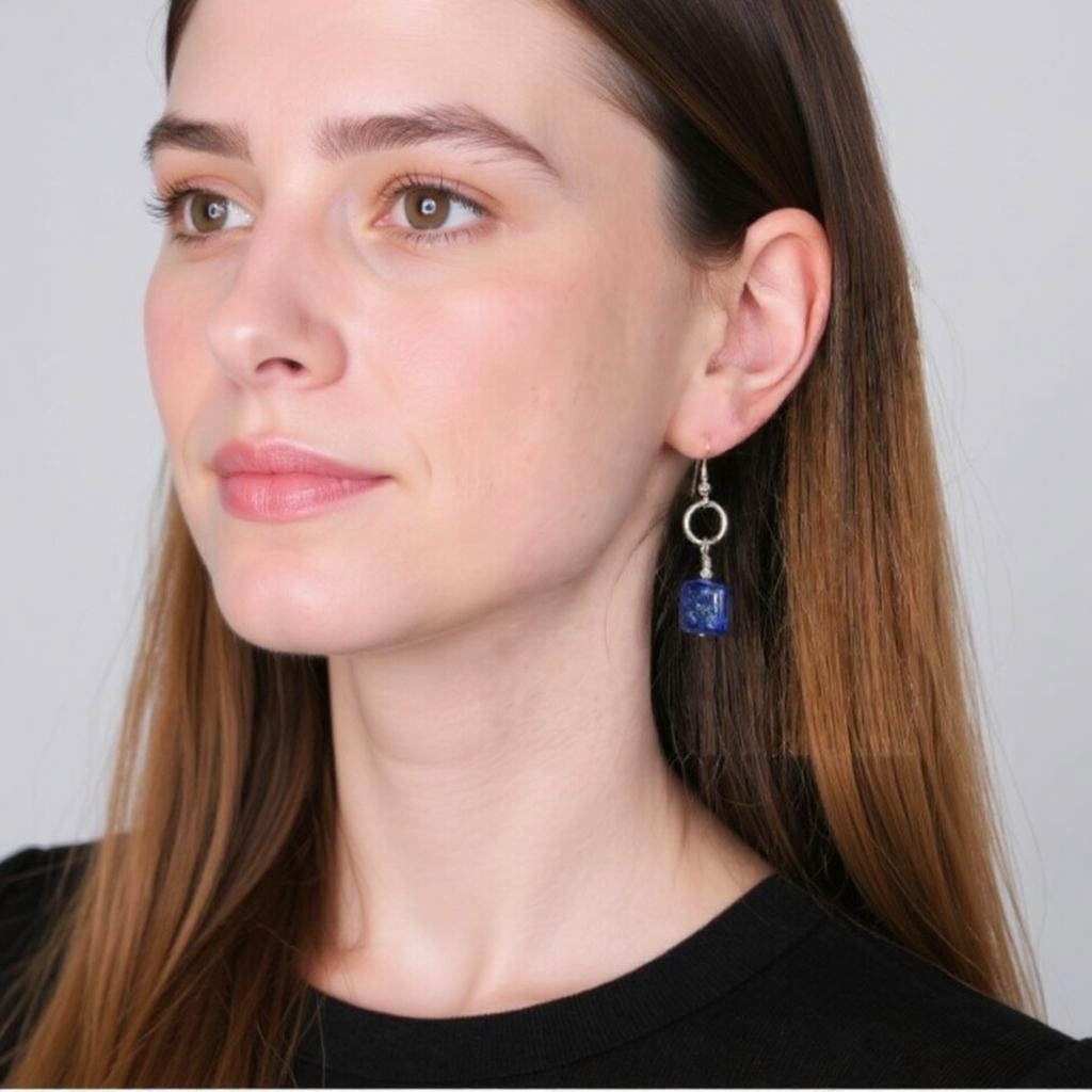 Lapis Lazuli Drop Earrings