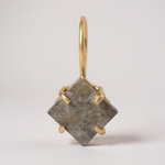 Gold Vermeil Rough Labradorite Earrings