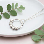 50th Birthday Gift Sterling Silver Necklace