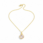 Rose Quartz Sterling Silver Necklace